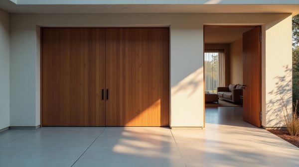 Optimisez l'isolation thermique avec une porte entre garage et maison